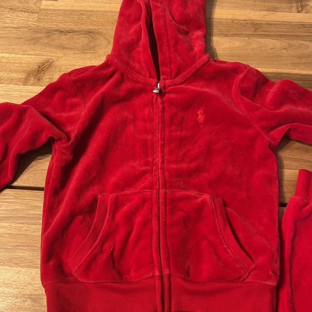 RALPH LAUREN velvet tracksuit